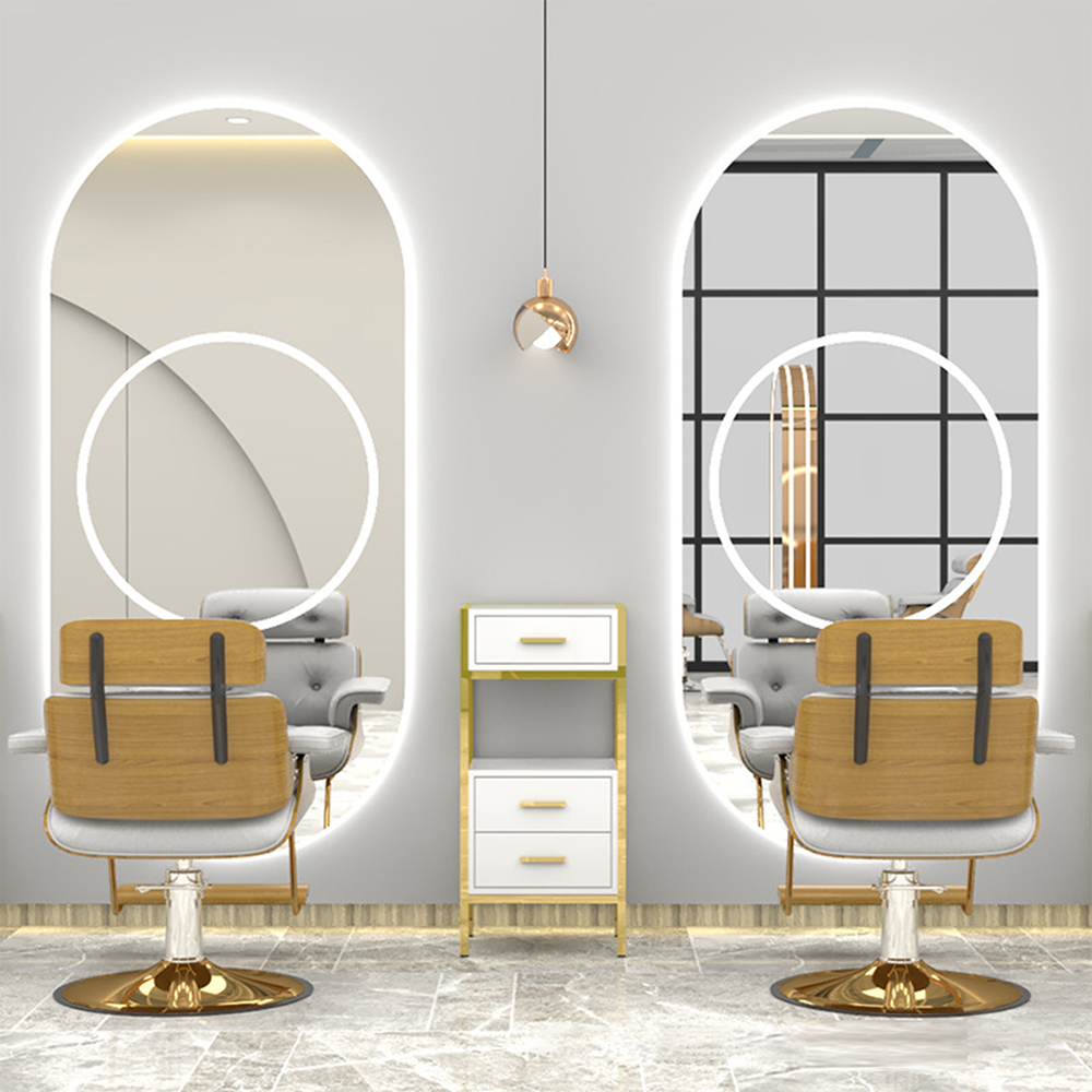 Barber Shop Miroir Spécial Led Avec Lampe Murale