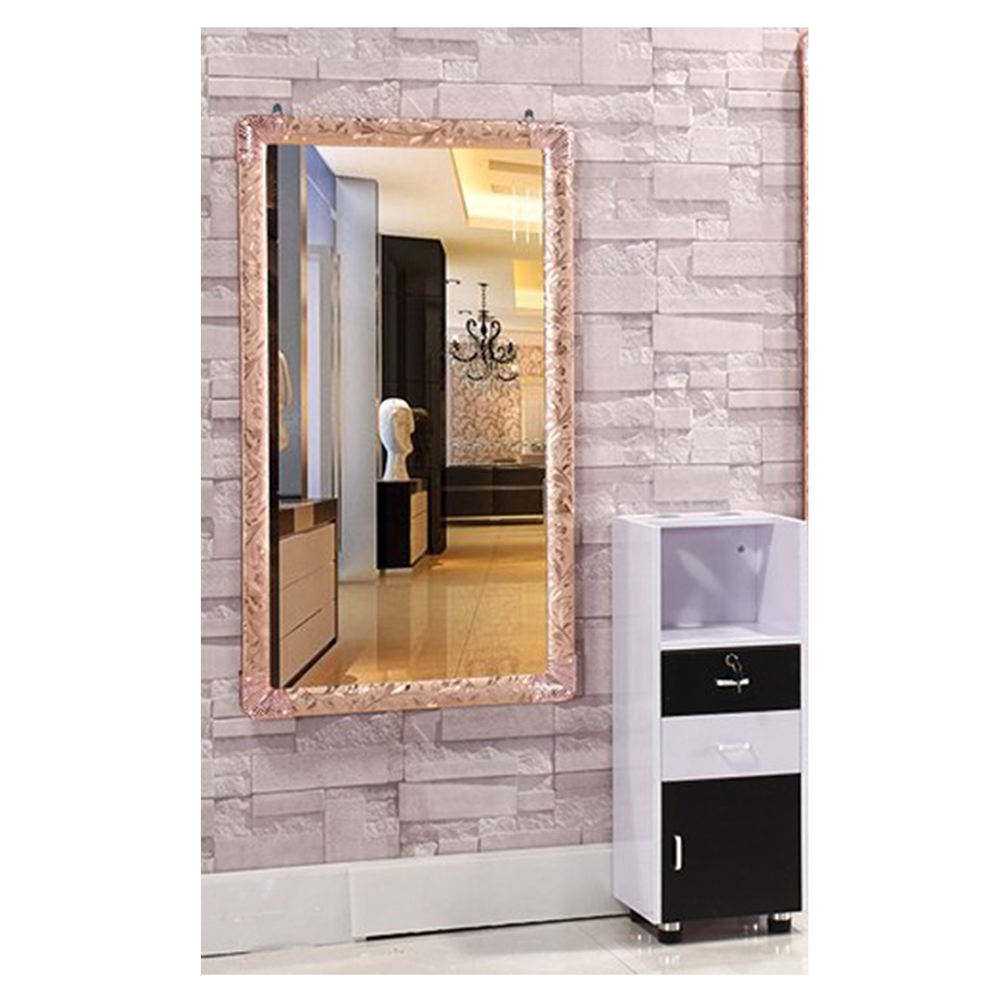 Miroir de table miroir de coiffure en relief violet champagne neuf