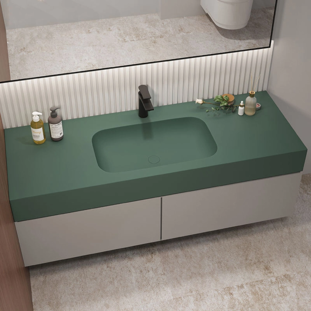 Vente directe d'usine armoire de salle de bain étanche ensemble d'armoire de salle de bain vanité de salle de bain moderne