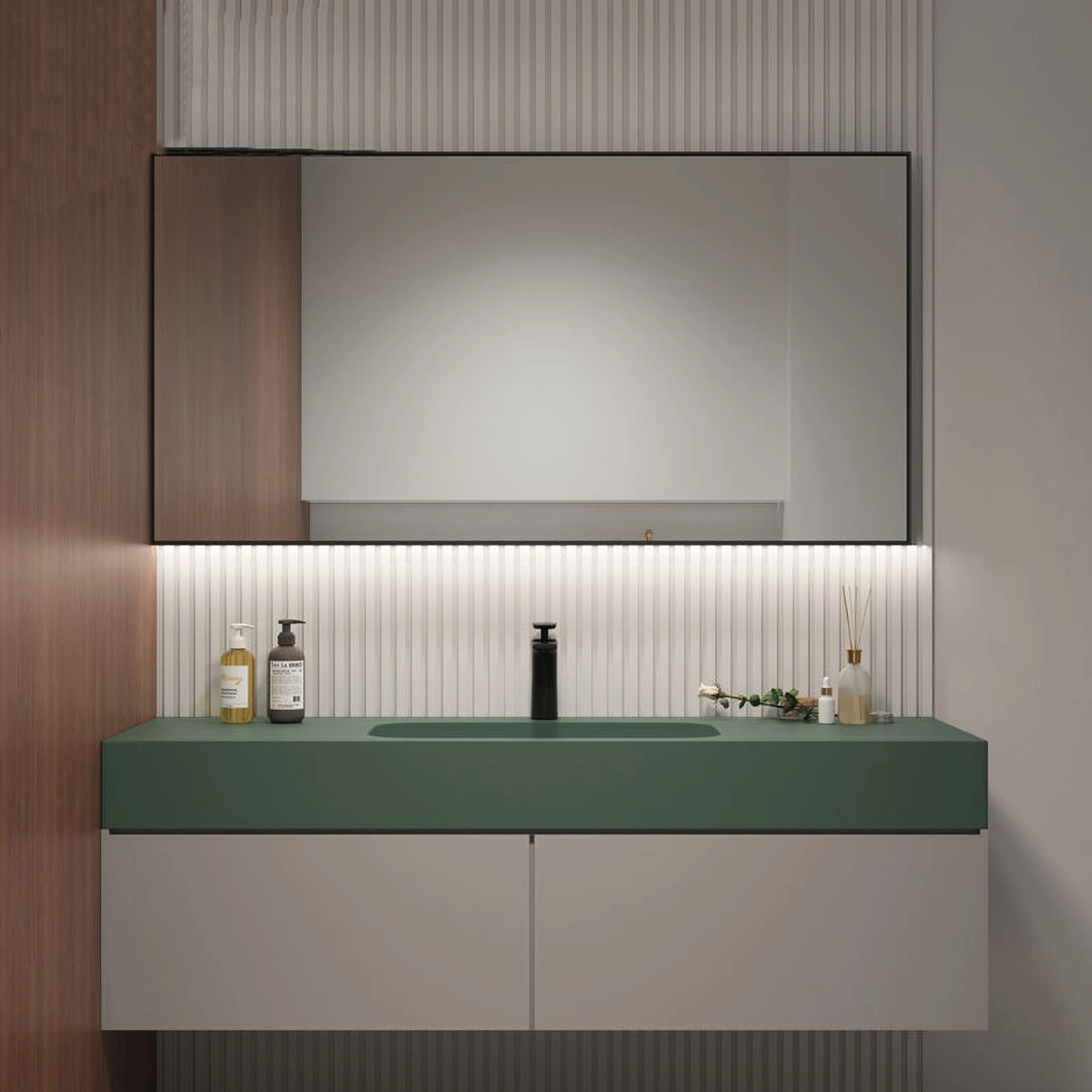 Vente directe d'usine armoire de salle de bain étanche ensemble d'armoire de salle de bain vanité de salle de bain moderne
