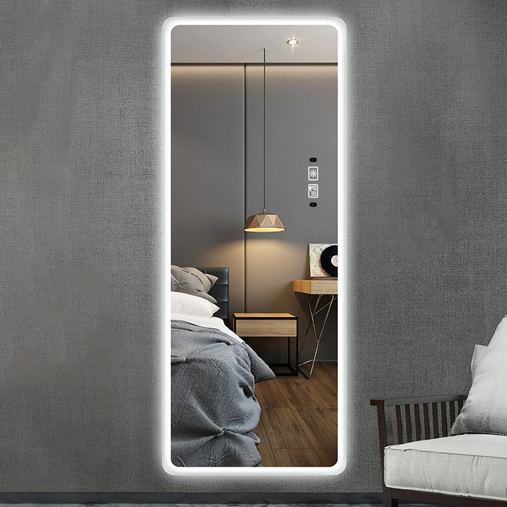 Miroir pleine longueur de haute qualité avec miroirs de salle de bain rétro-éclairés à LED Miroir de dressing