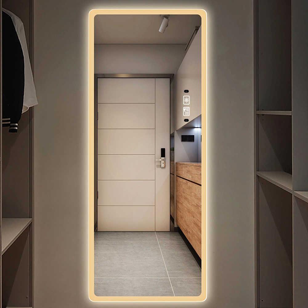 Miroir pleine longueur de haute qualité avec miroirs de salle de bain rétro-éclairés à LED Miroir de dressing