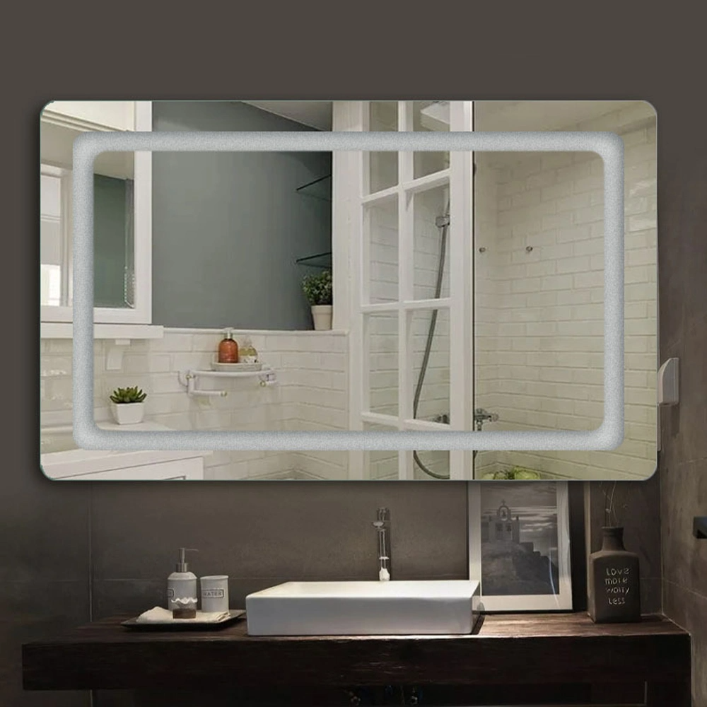 Décoration de la maison miroir mural miroir de salle de bain Bluetooth miroir de maquillage LED miroir intelligent meubles de Salon