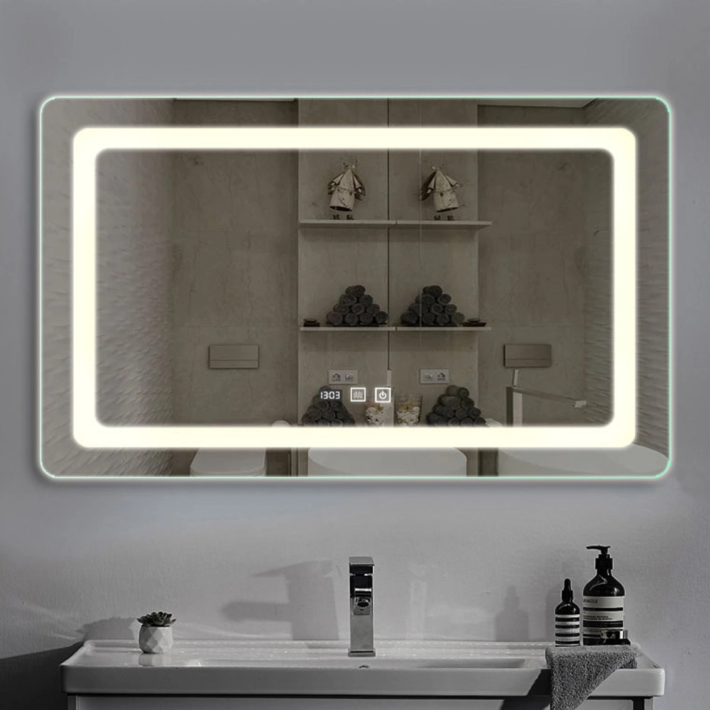 Décoration de la maison miroir mural miroir de salle de bain Bluetooth miroir de maquillage LED miroir intelligent meubles de Salon