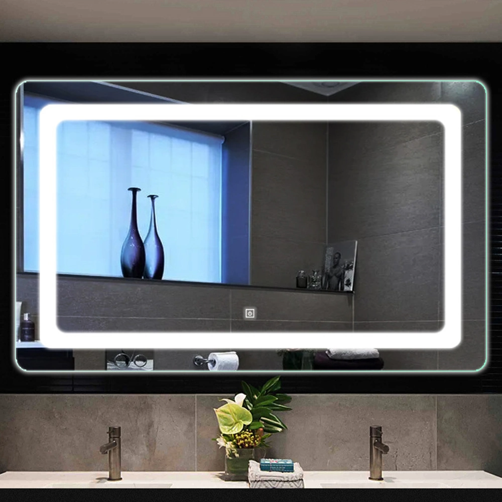 Décoration de la maison miroir mural miroir de salle de bain Bluetooth miroir de maquillage LED miroir intelligent meubles de Salon