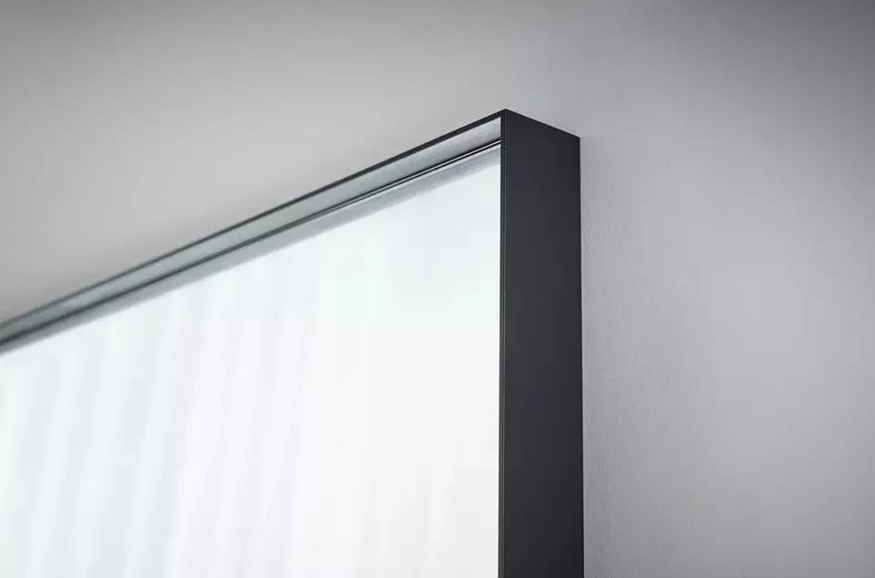 Miroir en verre et cadre de miroir rectangulaires faits sur commande d'artisanat d'art de taille