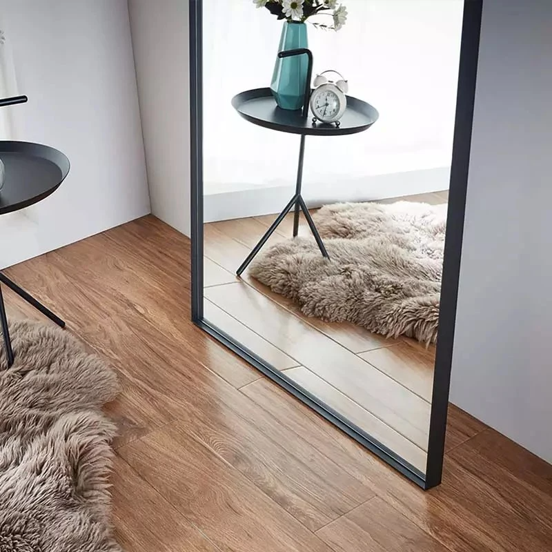 Miroir en verre et cadre de miroir rectangulaires faits sur commande d'artisanat d'art de taille