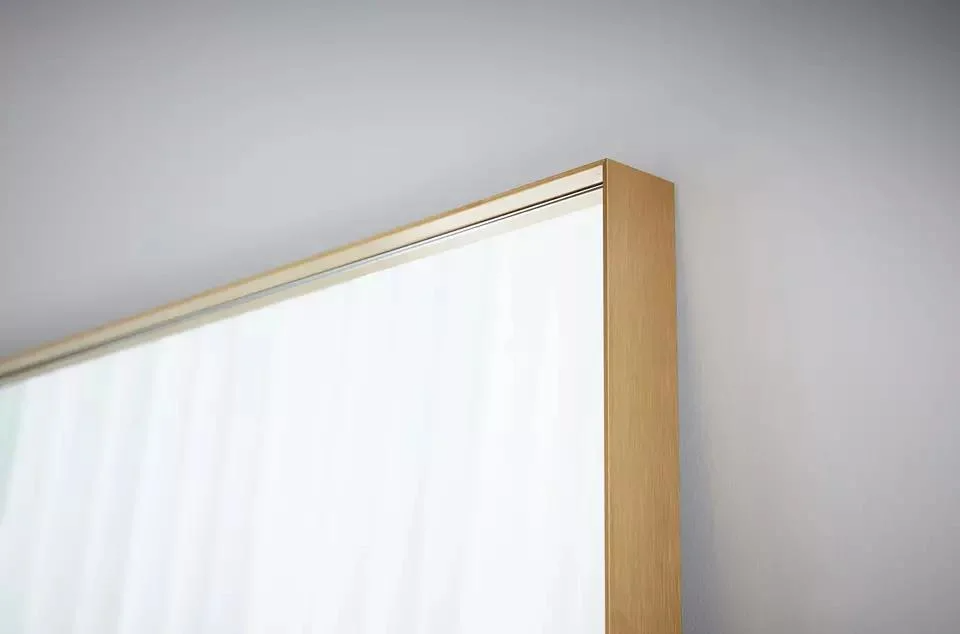 Miroir en verre et cadre de miroir rectangulaires faits sur commande d'artisanat d'art de taille