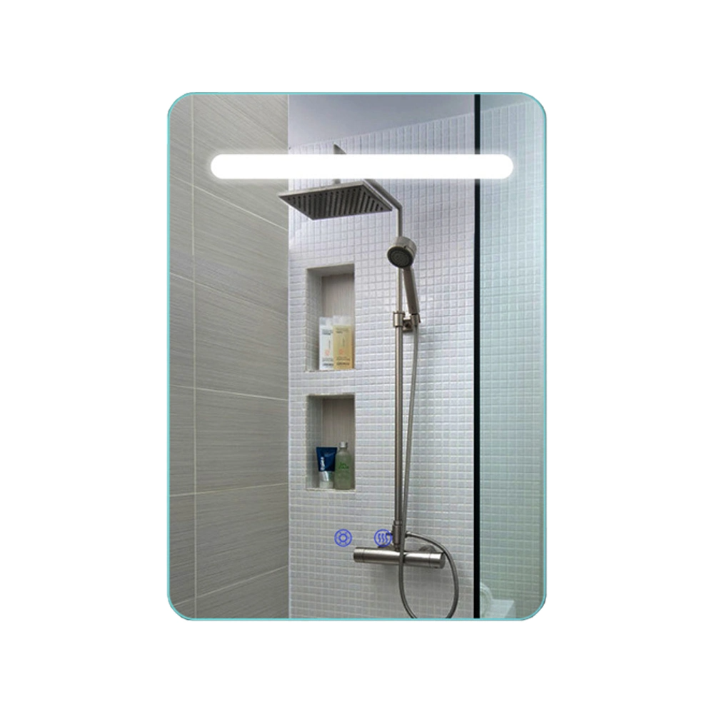 Miroir intelligent LED miroir mural décoration de la maison miroir de maquillage Bluetooth accessoires de salle de bain meubles de Salon miroir de salle de bain maison intelligente