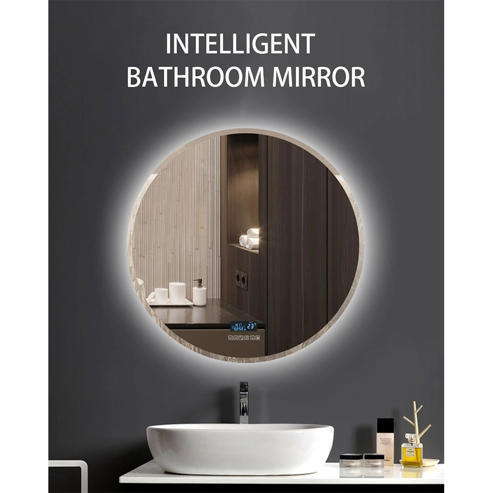Miroir intelligent LED miroir mural décoration de la maison miroir de maquillage Bluetooth accessoires de salle de bain meubles de Salon