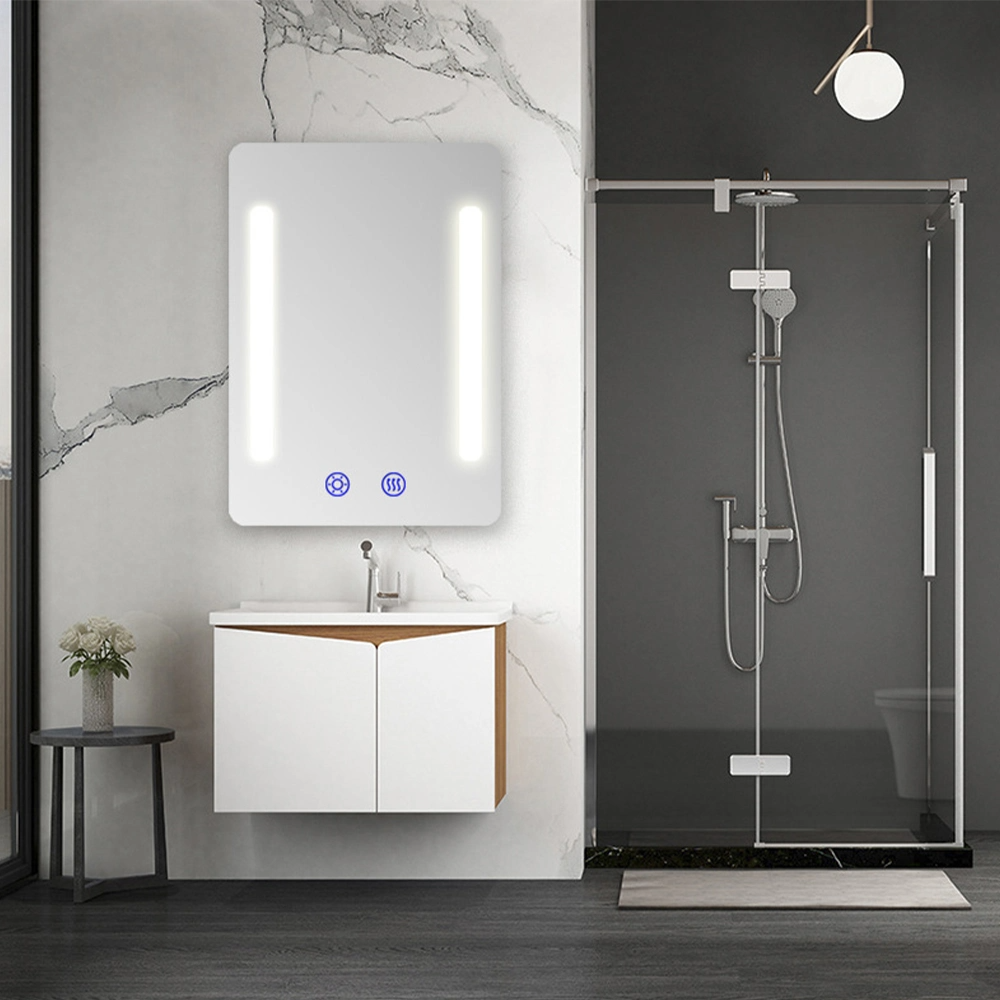Prix ​​d'usine personnalisé écran tactile LED lumières Hollywood miroir salle de bain Smart Vanity anti-buée miroir avec éclairage