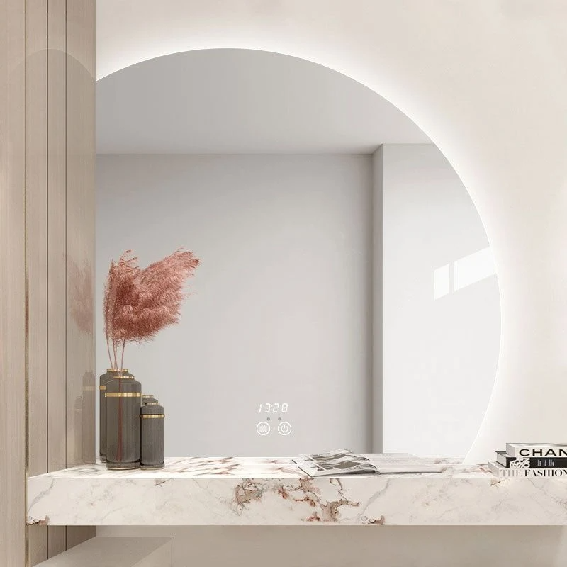 Lumières LED de forme irrégulière miroir de salle de bain intelligent toilette toilette mural miroir lumineux Table de maquillage miroir de dressage