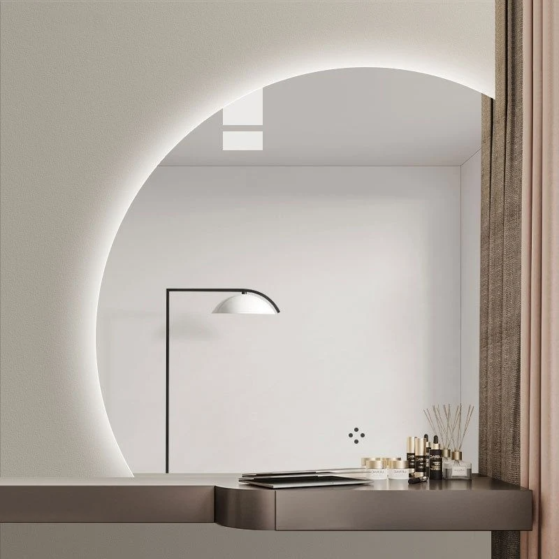 Lumières LED de forme irrégulière miroir de salle de bain intelligent toilette toilette mural miroir lumineux Table de maquillage miroir de dressage