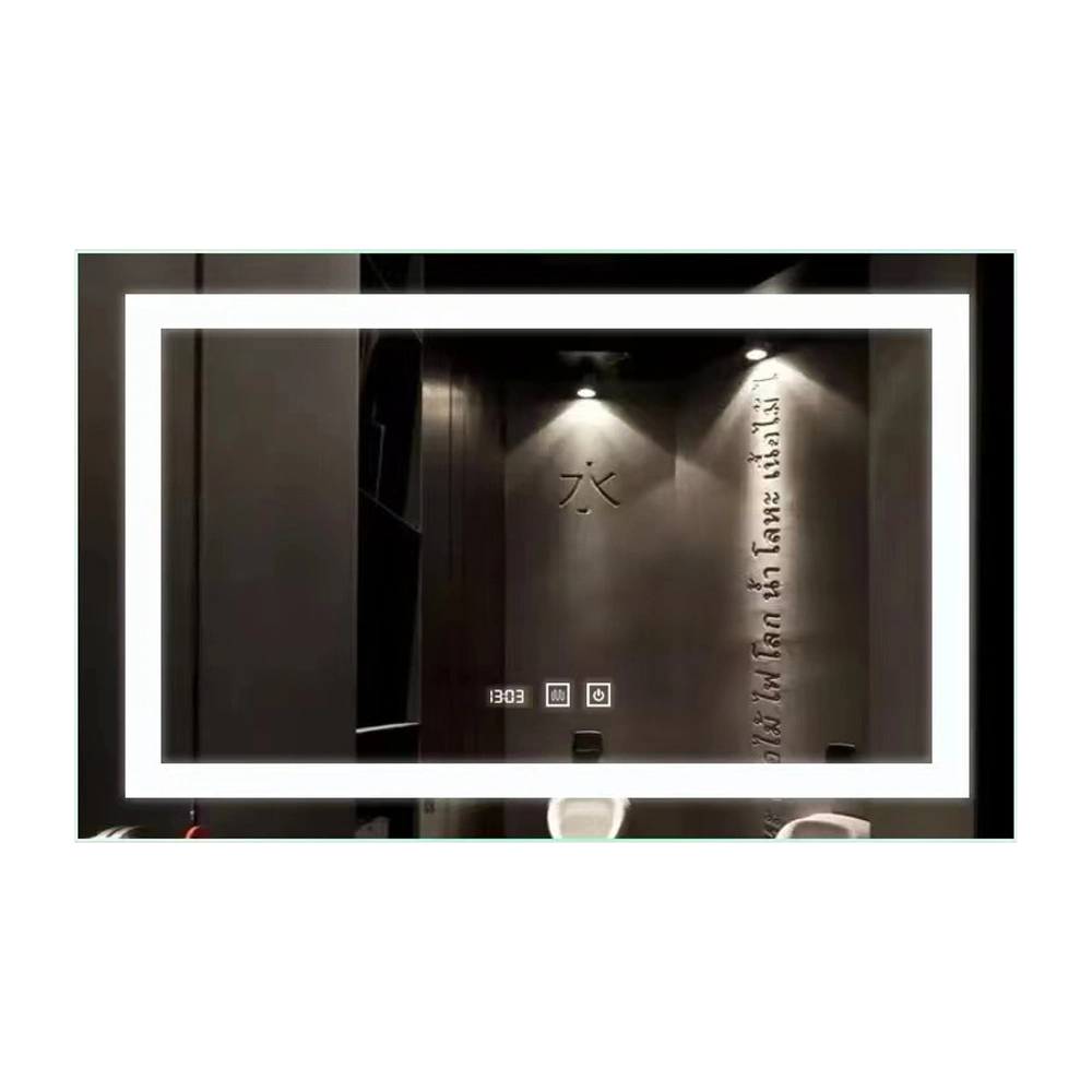 Miroir de maquillage intelligent de mur de vanité de salle de bains de lampe de LED avec la lumière