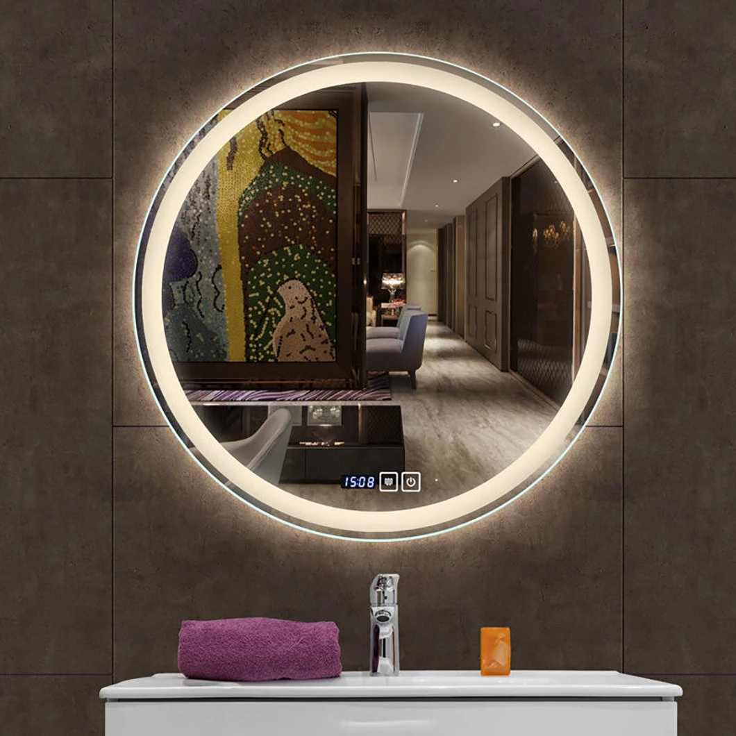 Miroirs de bain de luxe modernes Miroir de salle de bain anti-buée