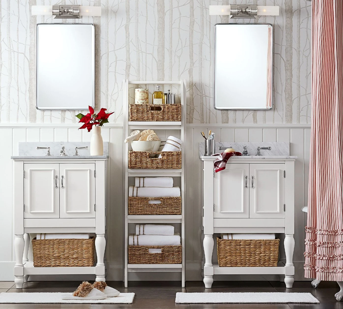 Miroirs de bain Smart Antibuée Vanity Miroir mural avec miroir de rasage Salle de bain