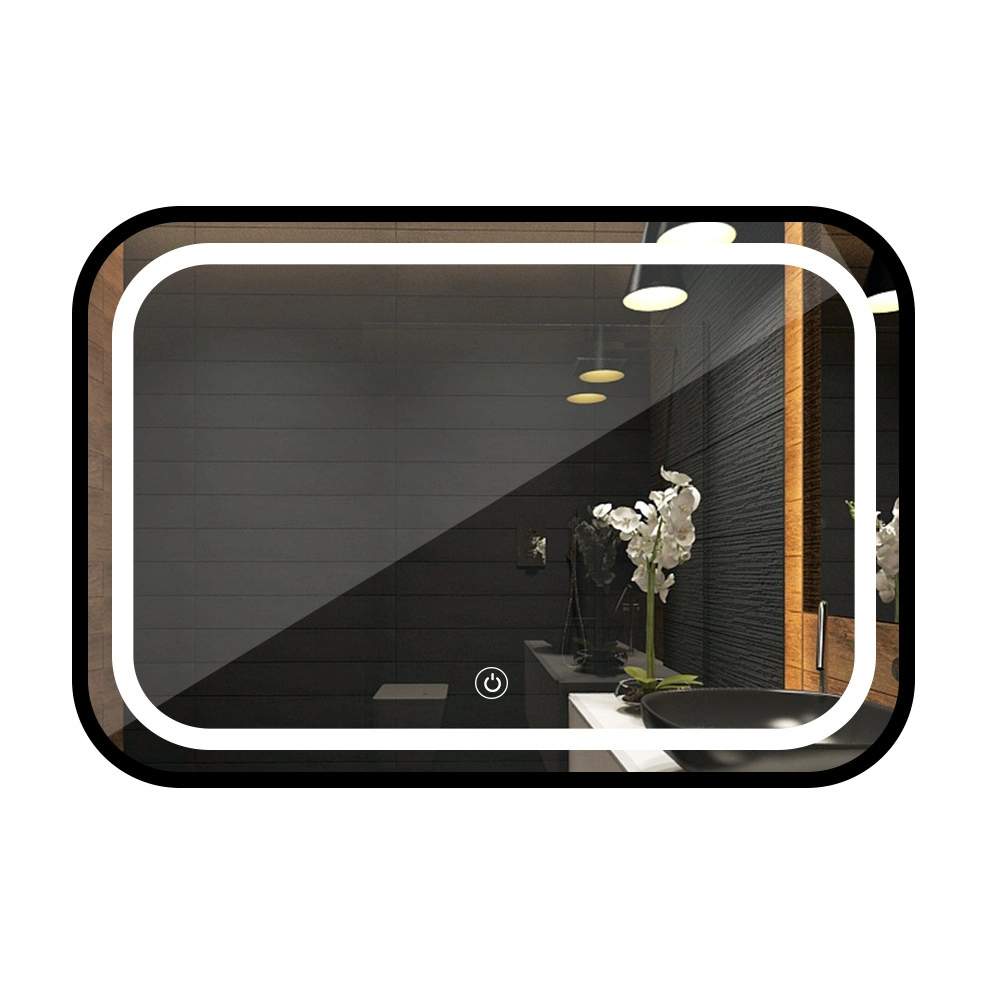 Miroir de salle de bain lumière LED désembuage tactile miroir salle de bain salle de bain miroir LED