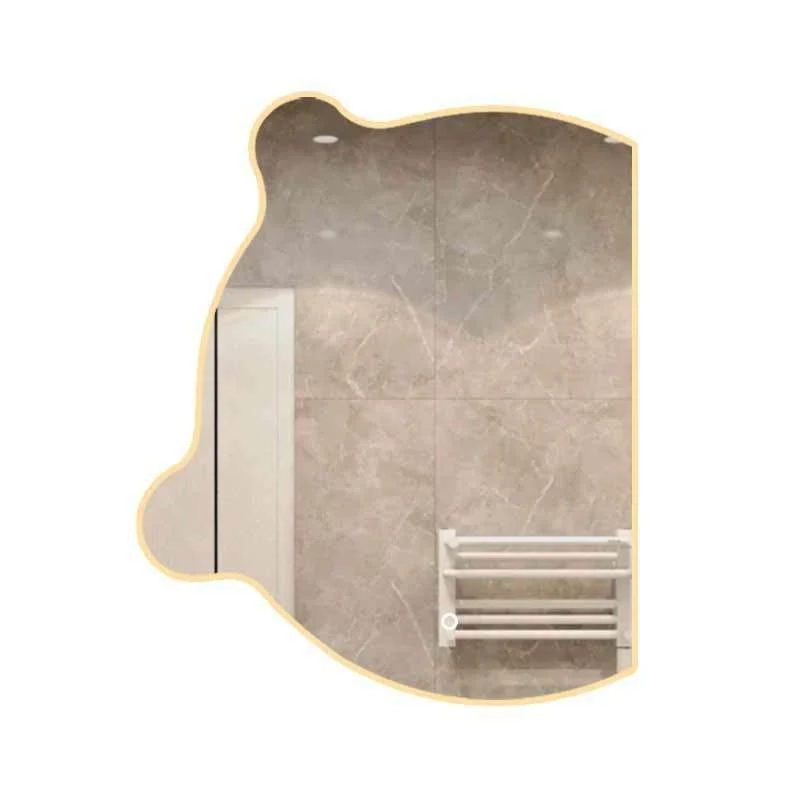Ours écran tactile vague miroir toilette chambre créatif irrégulier hétérotypique maquillage vanité miroir