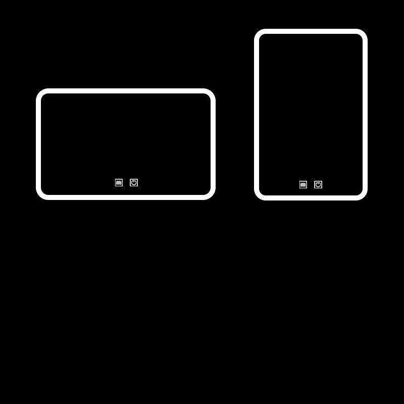 Miroir LED rond rectangulaire éclairé sans cadre fixé au mur en usine