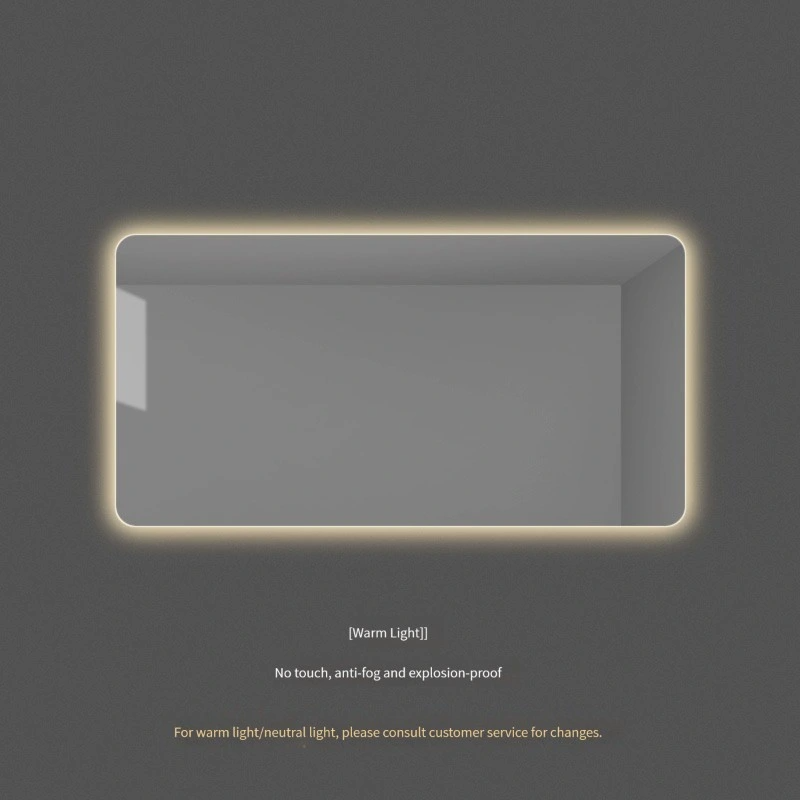 Miroir intelligent dans la salle de bain Miroir de salle de bain de bonne qualité avec interrupteur tactile Miroir intelligent automatique