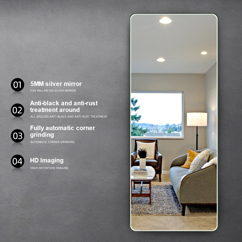 Miroir de dressing mural pour chambre à coucher pleine longueur