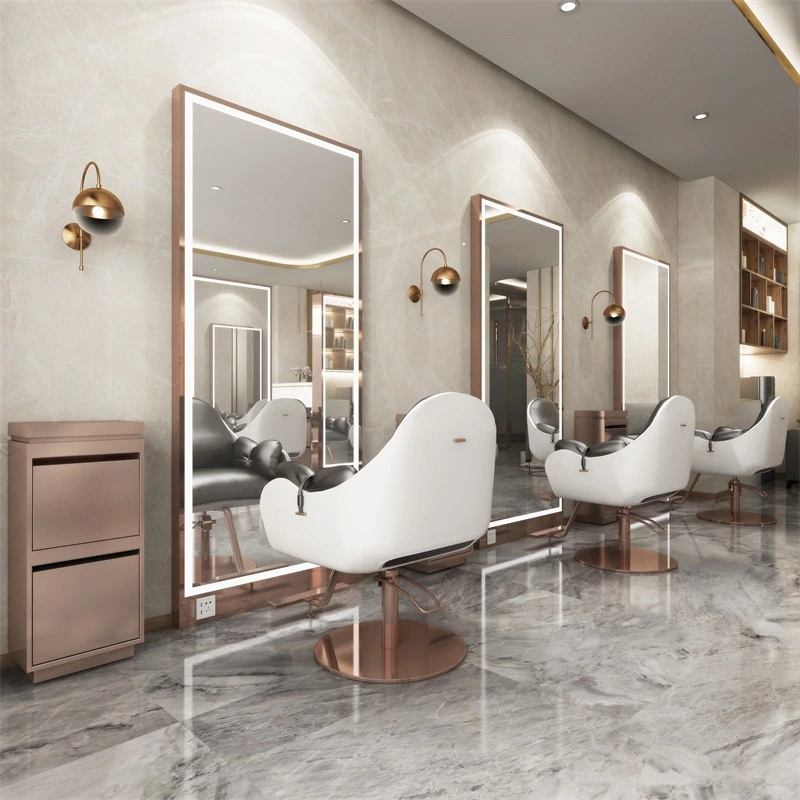 Miroir de Salon à LED fixé au mur Miroir Intelligent Rectangle Désembueur Dressing Gros Miroir Pleine Longueur LED