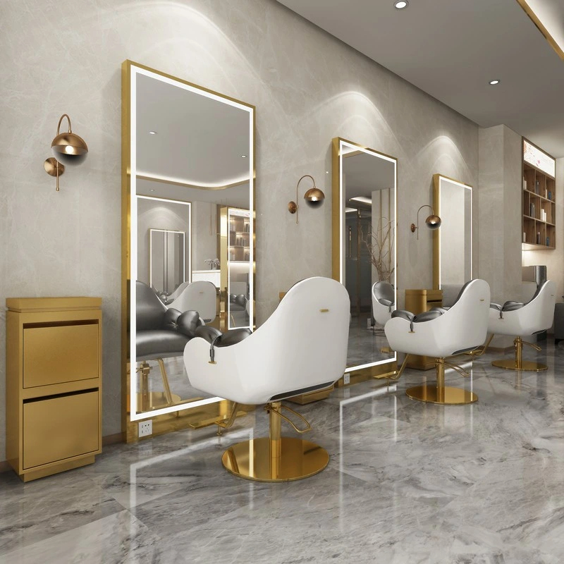 Miroir de Salon à LED fixé au mur Miroir Intelligent Rectangle Désembueur Dressing Gros Miroir Pleine Longueur LED