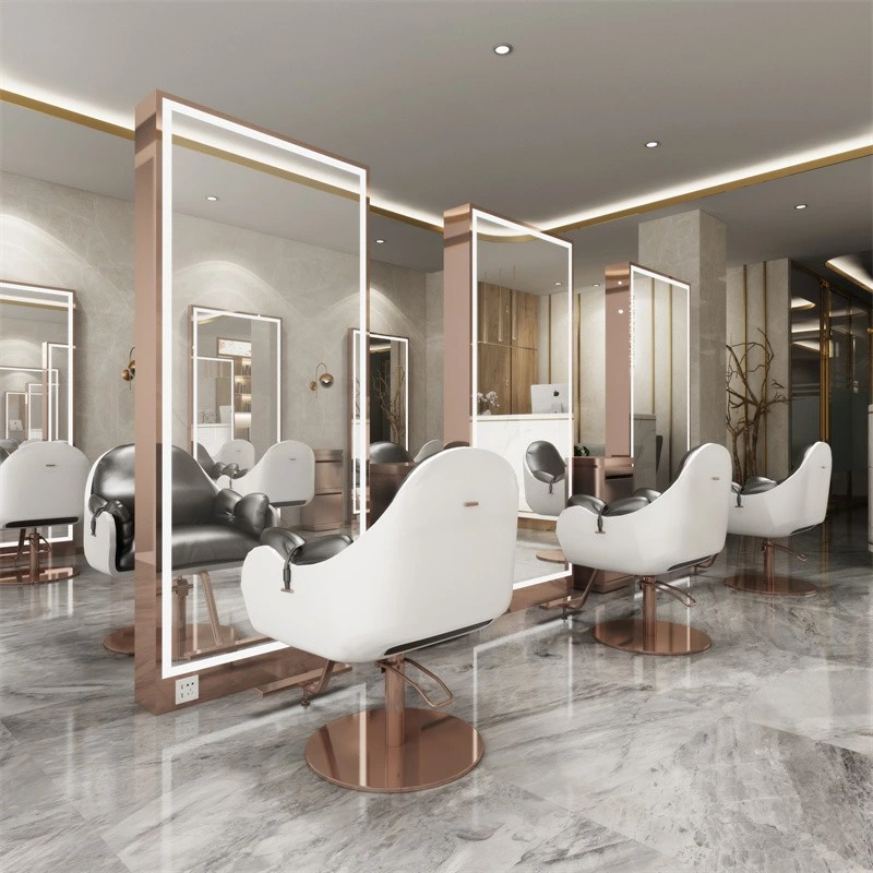 Miroir de Salon à LED fixé au mur Miroir Intelligent Rectangle Désembueur Dressing Gros Miroir Pleine Longueur LED
