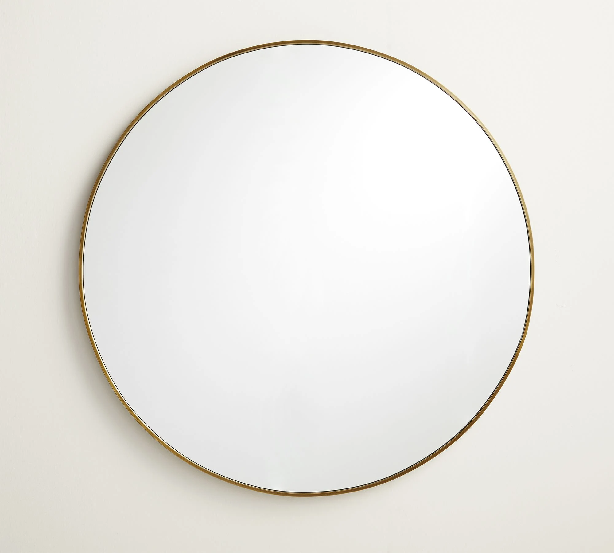 Salles de bain Salons Miroir mural rond 24/30/36 pouces Miroir mural rond doré